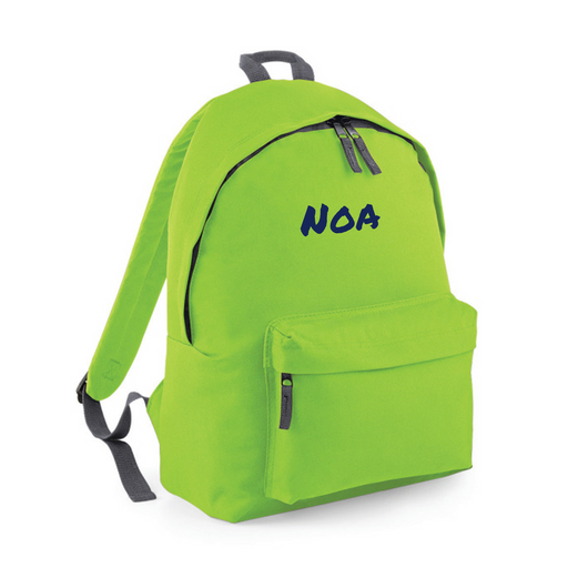 Backpack with Name - Lime Green My Customized