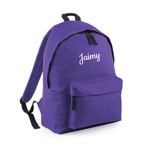 Backpack with Name - Purple My Customized